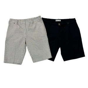Joe Fresh and Lizzie Driver Golf Shorts Women’s size 6 Lot of 2